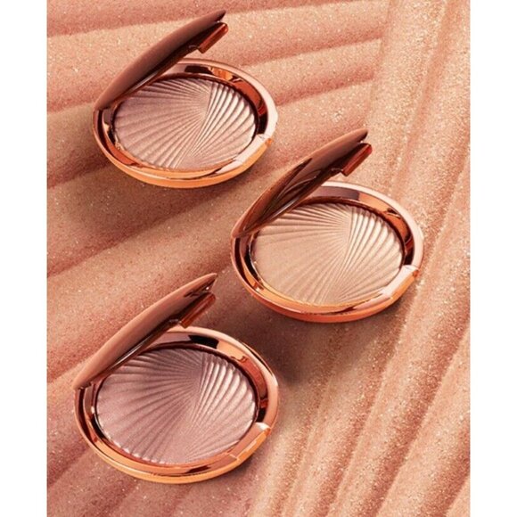 Estee Lauder Bronze Goddess Makeup Face Highlighting Powder Gelee 02 Solar Crush - Picture 9 of 11